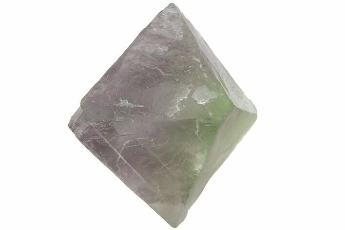 Purple and Green Fluorite Octahedron - China #164563